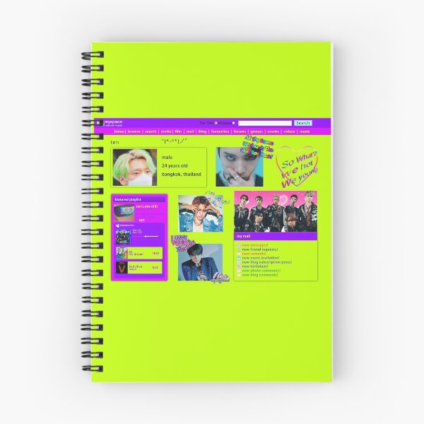Item preview, ten's myspace page  designed and sold by alexyuh.