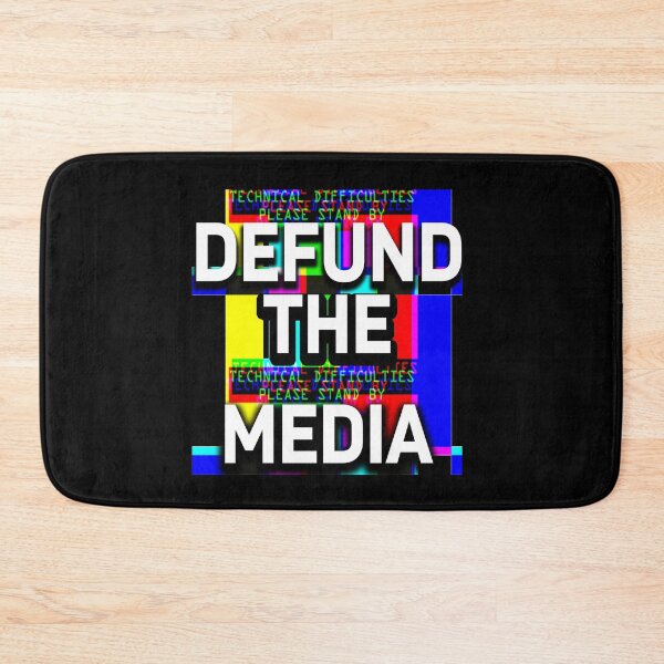 Item preview, Defund The Media Fake News Political Protest  designed and sold by Dream Imagine Create ..