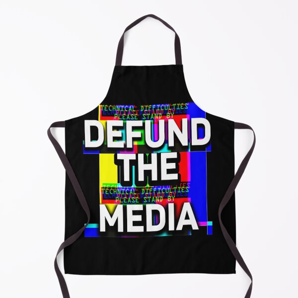 Item preview, Defund The Media Fake News Political Protest designed and sold by Dream Imagine Create ..
