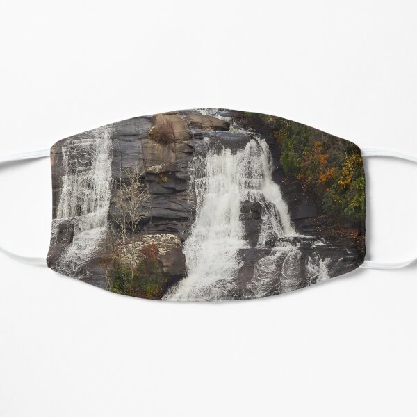 High Falls 2 at Dupont State Park Flat Mask