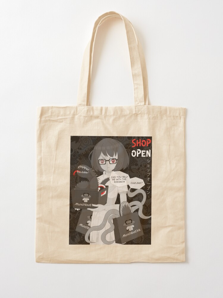 open tote bag