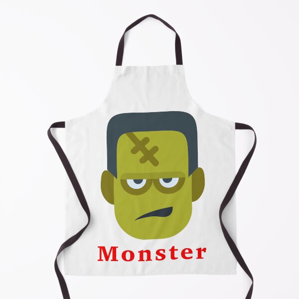 Item preview, Monster retro green face with scars designed and sold by abhishekarts.