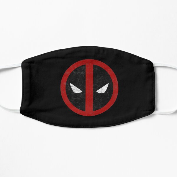 Deadpool Face Masks Redbubble - deadpool logo roblox