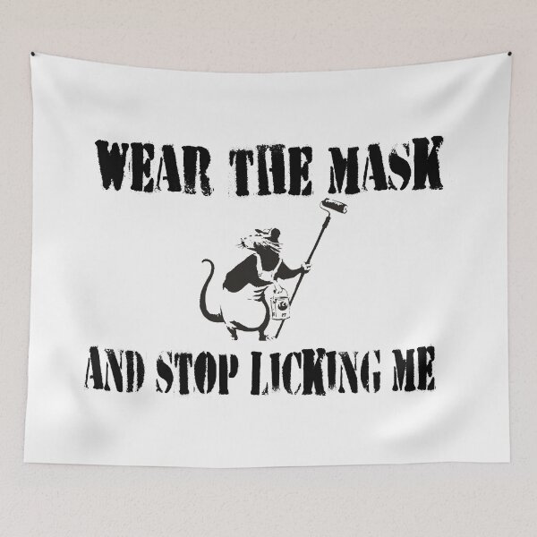 Item preview, Wear the mask and stop licking me designed and sold by jwebmarket.