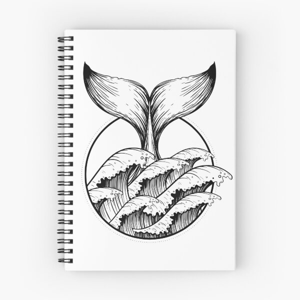 Item preview, Whale Tail In Sea Waves designed and sold by asmmdesign.