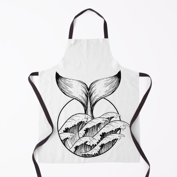 Item preview, Whale Tail In Sea Waves designed and sold by asmmdesign.