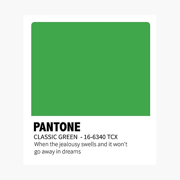 Pantone - Classic Green Pin for Sale by ikenchyarts