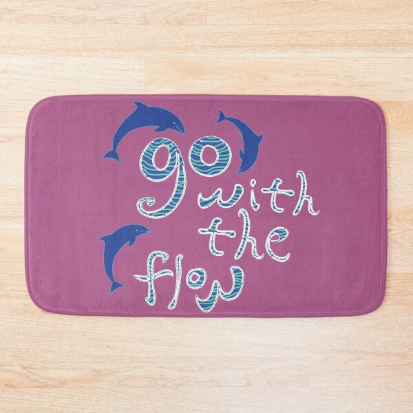 Item preview, Go with the Flow and Dolphins designed and sold by Mimi Huang.