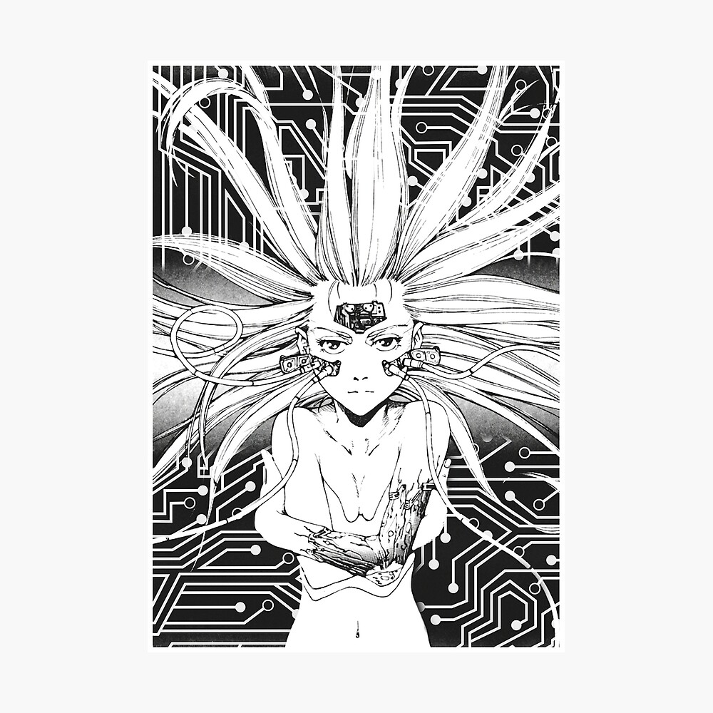 Eden Its An Endless World Cyberpunk Manga Poster By Noaprojekt Redbubble