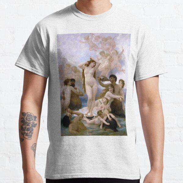 The Birth of Venus William Bouguereau Classic T-Shirt
