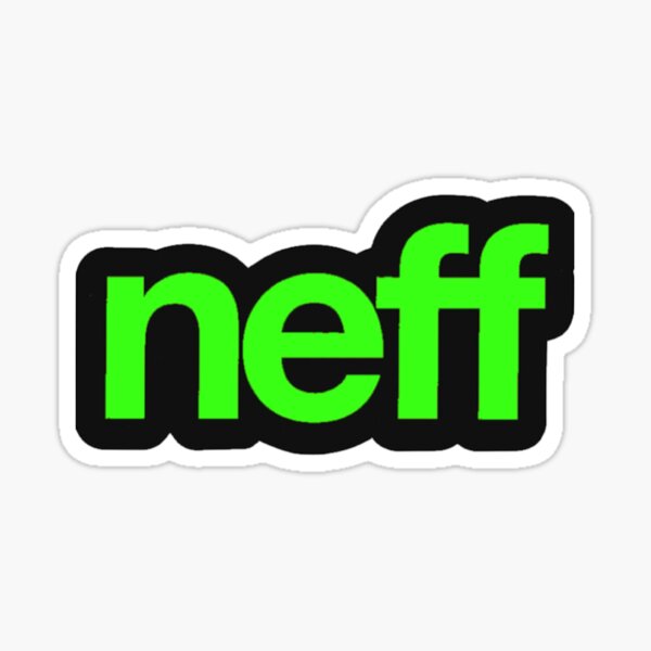 Neff Skateboards Box Logo Decal Sticker 