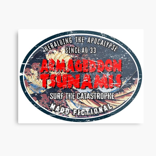Artikel-Vorschau von Armageddon Tsunamis Logo, designt und verkauft von MaddFictional.