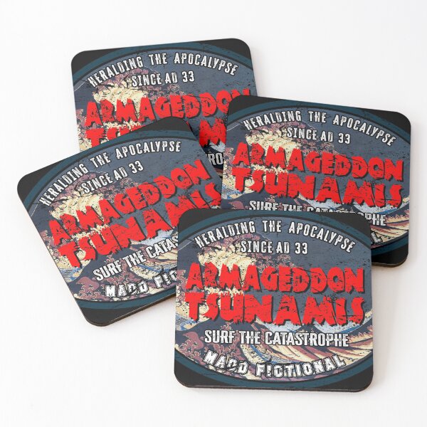 Item preview, Armageddon Tsunamis Logo designed and sold by MaddFictional.