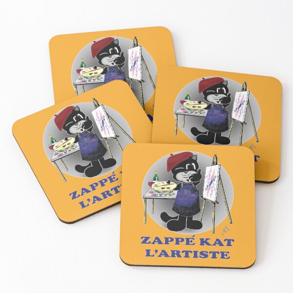 Item preview, Zappe' Kat L'Artiste by Swoot All Apparel designed and sold by swoottees.