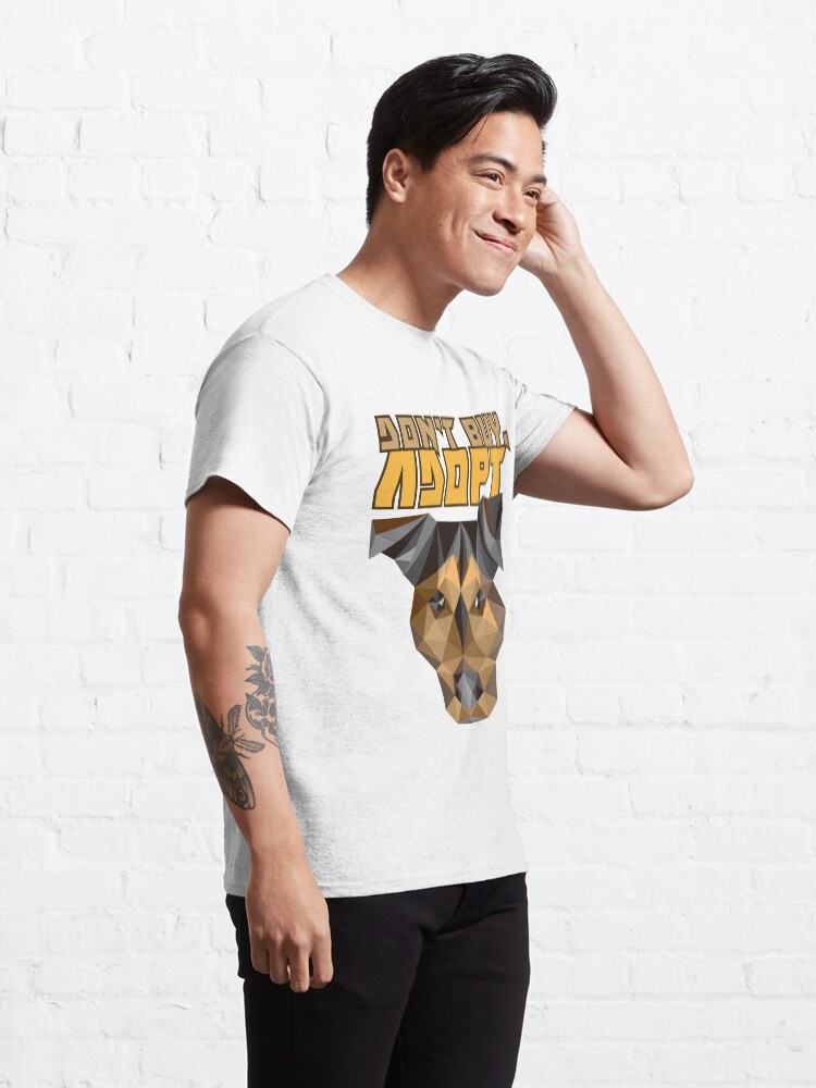 Vista alternativa de Camiseta clásica No compres ADOPTA