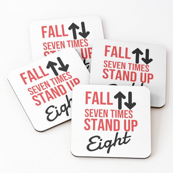Item preview, Fall seven times, stand up eight designed and sold by i-longmanshop.