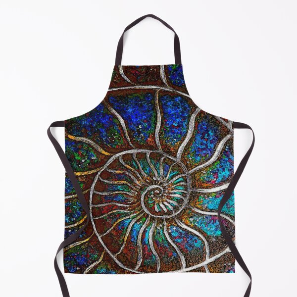 Item preview, Ammonite Fossil Macro Abstract Art designed and sold by oz10.