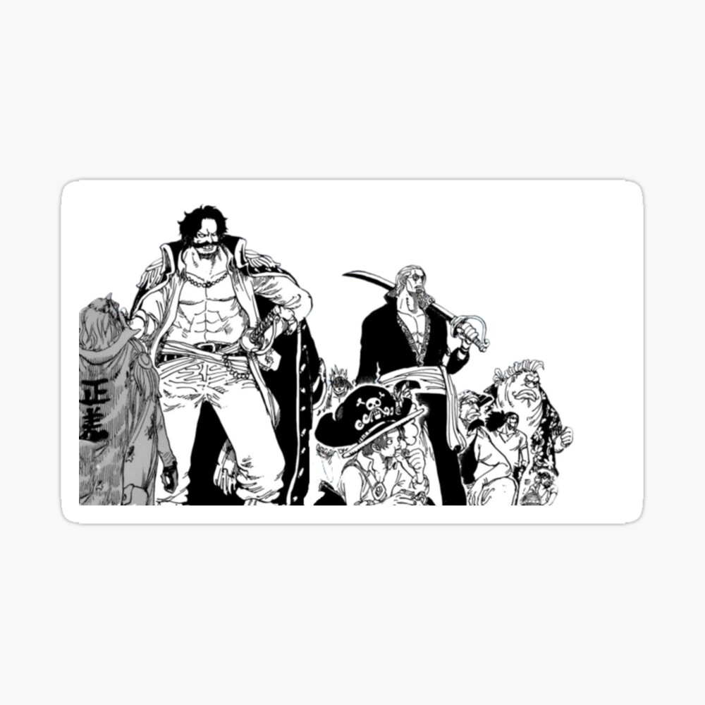 Gold D Roger Crew Pirates One Piece Art Board Print By Allanimes Redbubble