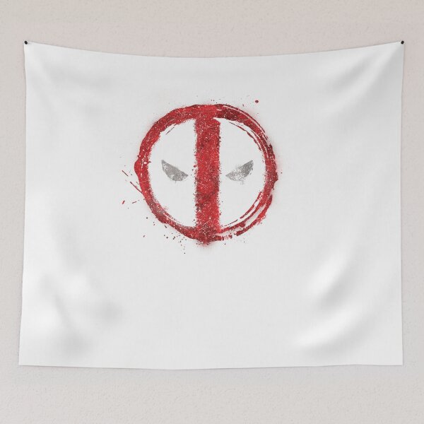 Item preview, Day Gift Men Women Deadpool's Symbol Red Spray Paint Hooded designed and sold by SmotherMankate.