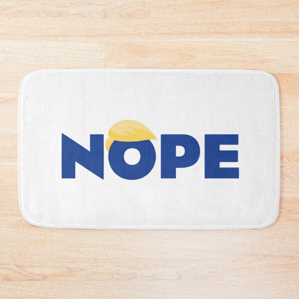 Item preview, NOPE Donald Trump blue text designed and sold by w1ckerman.