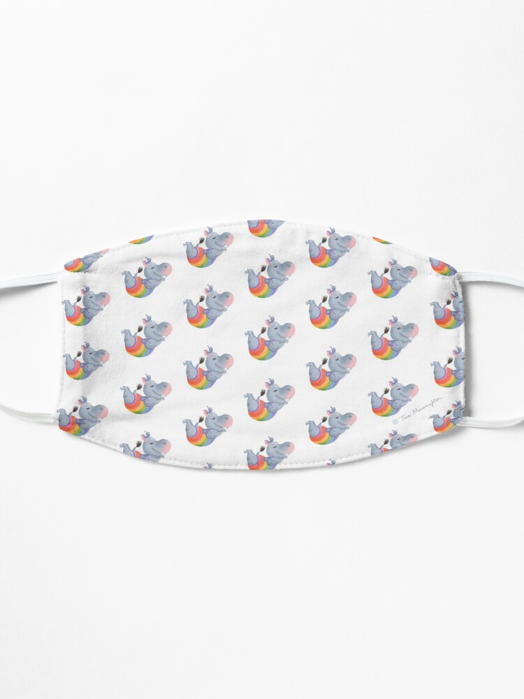 Alternate view of Diving Rainbow Hippo Happiness Mask