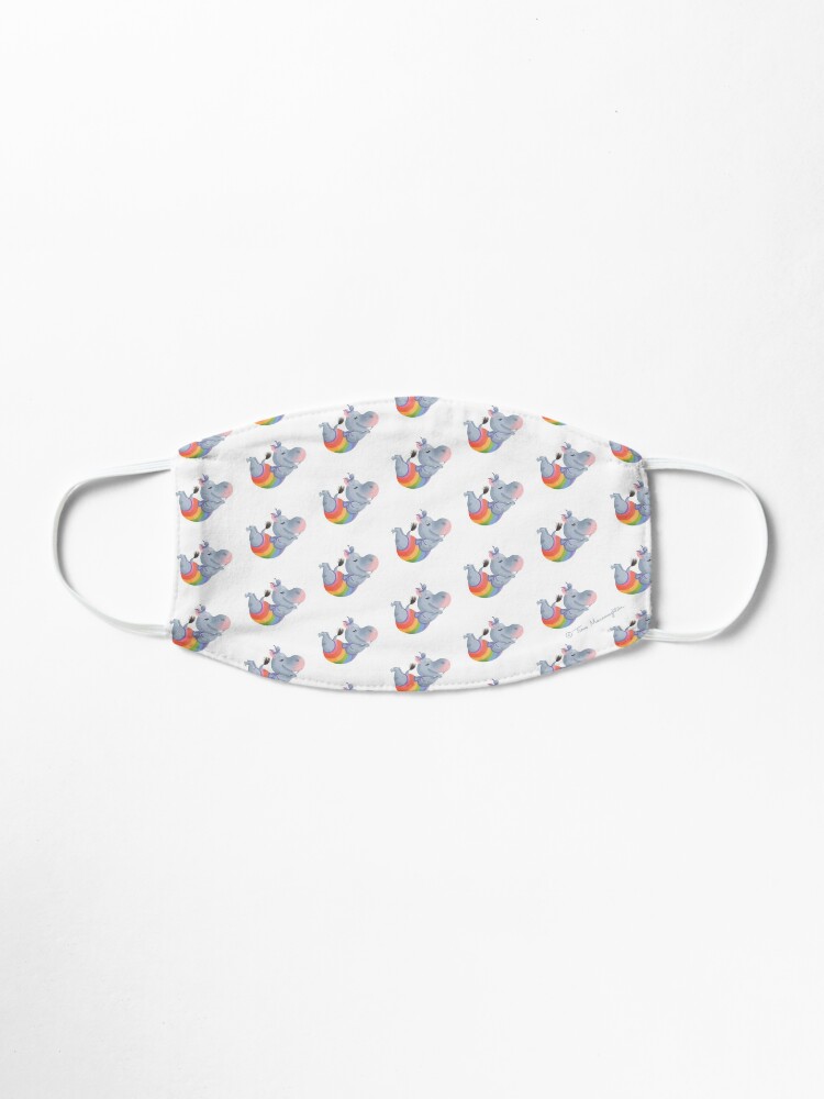Alternate view of Diving Rainbow Hippo Happiness Mask