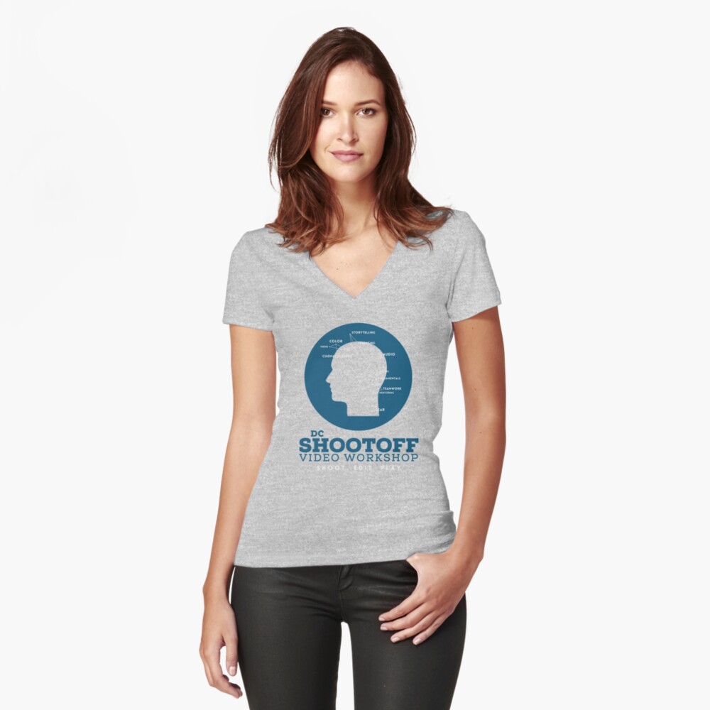 Item preview, Fitted V-Neck T-Shirt designed and sold by DCVSO.