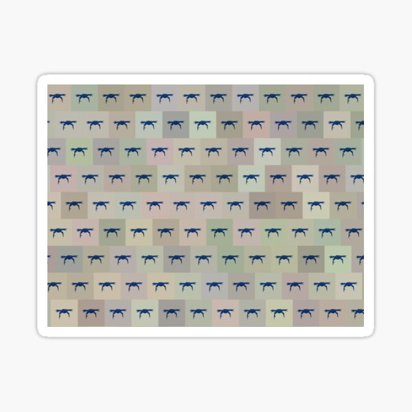 Crab Color Pattern Sticker