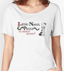 Camiseta ancha para mujer Little Nero's Pizza