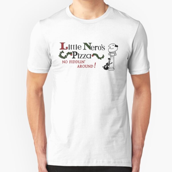 Little Nero's Pizza Slim Fit T-Shirt