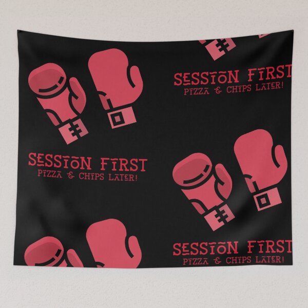 Item preview, Session first! Pizza & chips later designed and sold by Got-Ya-Bak.
