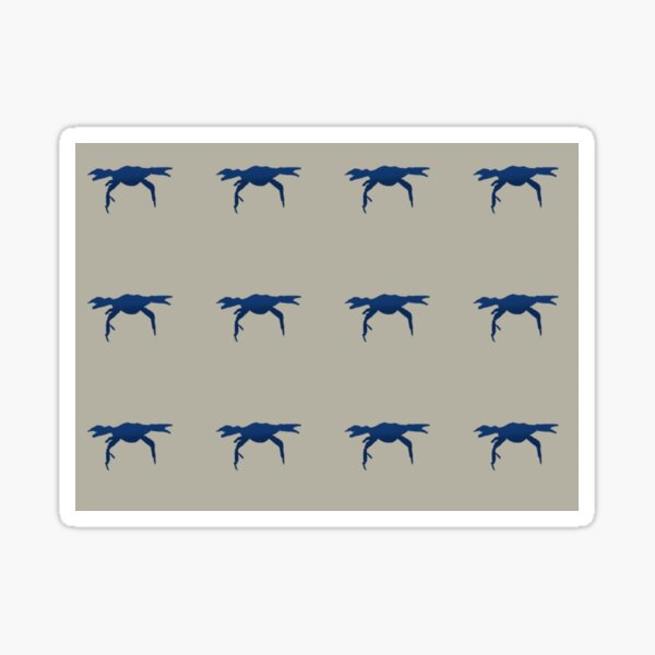 Crab Pattern Sticker