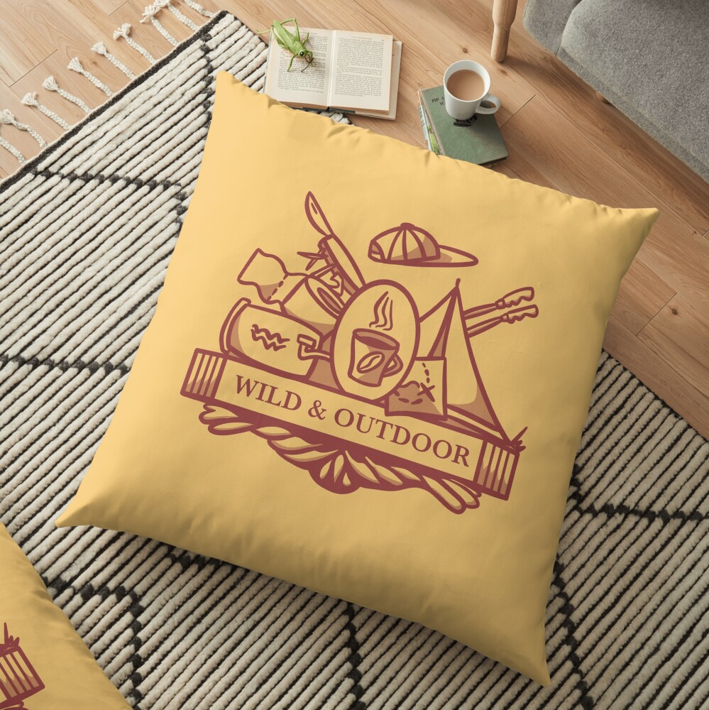 Wild and Outdoor Floor Pillow