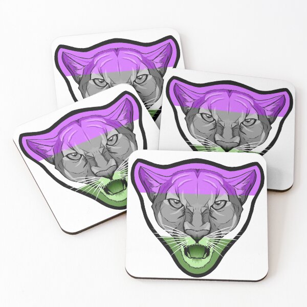 Item preview, Cougar Pride (Gender Queer) designed and sold by IllustrateLaw.