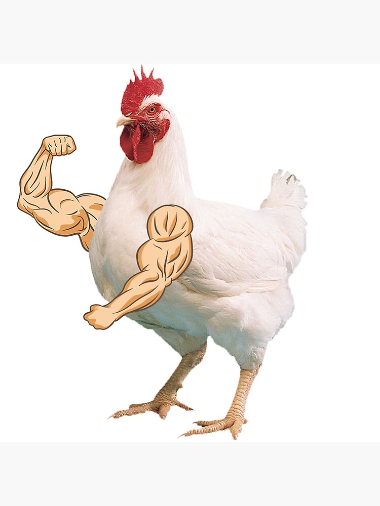 Jacked Chicken Poster for Sale by StefaPascu