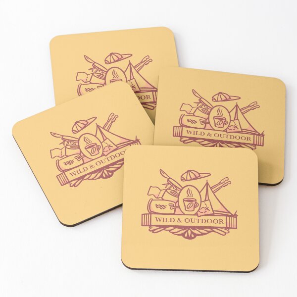 Wild and Outdoor Coasters (Set of 4)