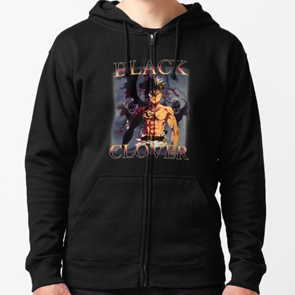 Black clover, asta demon, Veste zippée à capuche