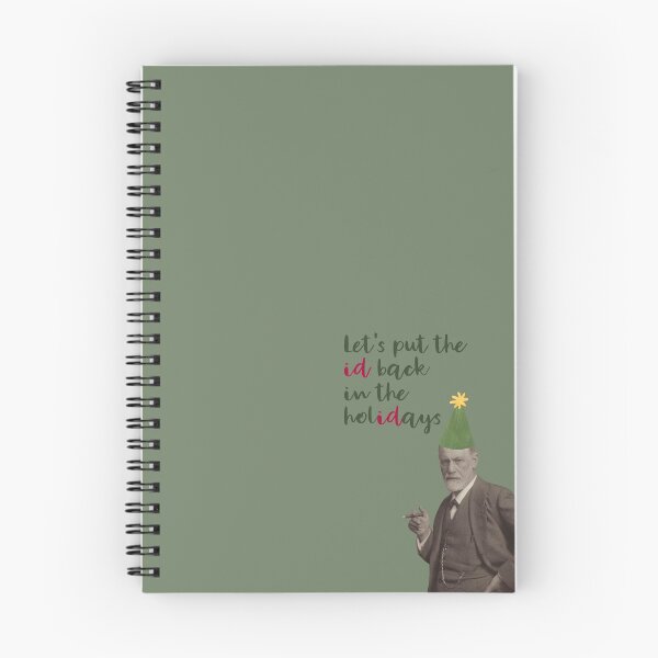 Item preview, Funny Sigmund Freud Psychoanalytic Happy Holidays (on Green) designed and sold by kierkegaard.