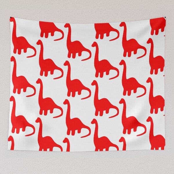 Item preview, Diplodocus red dinosaur designed and sold by MaianLorena.