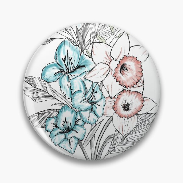 Item preview, Gladiolus and Daffodils designed and sold by Laura Maxwell.