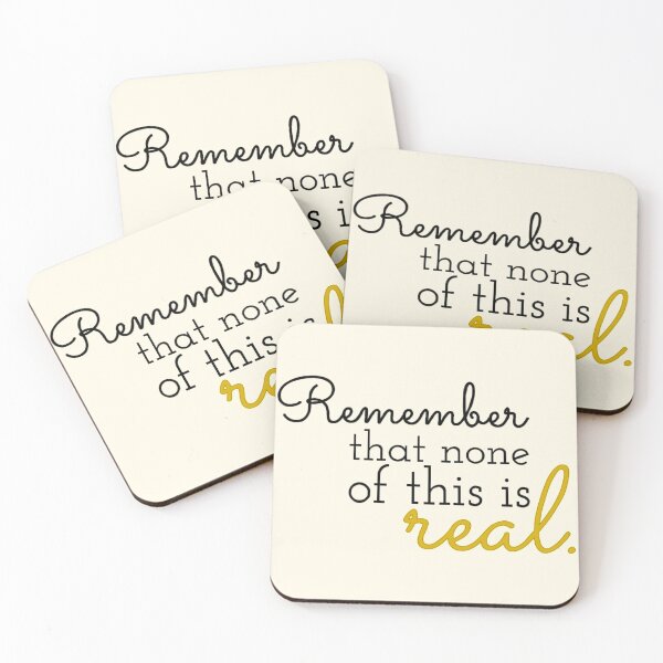 Item preview, Remember That None of This is Real Drawing designed and sold by lovebubbles5.