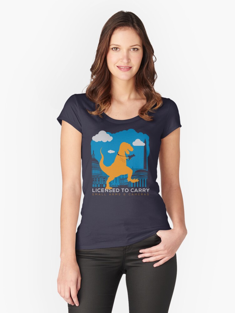 Thumbnail 1 of 3, Fitted Scoop T-Shirt, 2015 DC Video Shoot Off Theme designed and sold by DCVSO.
