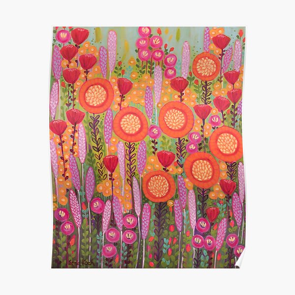 Flowers in Spring Poster