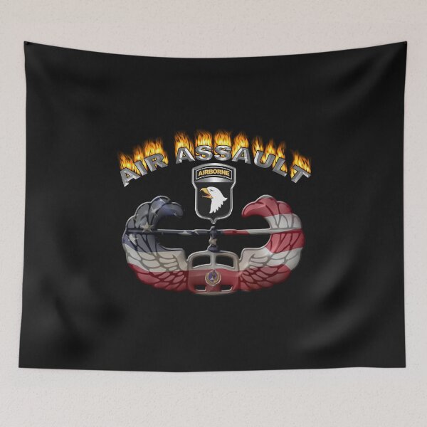 Item preview, 101st Airborne Patch with Air Assault Badge designed and sold by SoldierAlways.