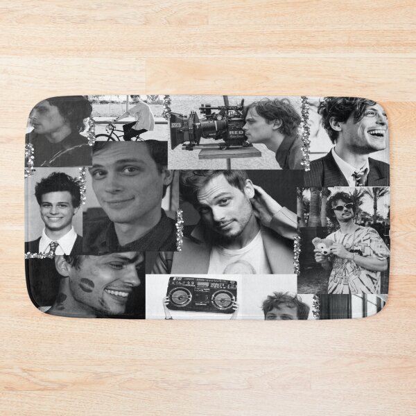 Item preview, Matthew Gray Gubler Collage b&w designed and sold by josilyyn.