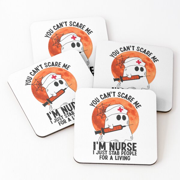 Item preview, You Can't Scare Me I'm Nurse I Just Stab People For A Living Halloween designed and sold by shlebah.