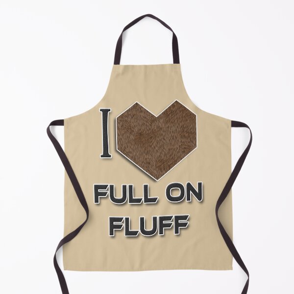 Item preview, I Love Full On Fluff - Brown Bear Fur Print designed and sold by NoMatterLab.