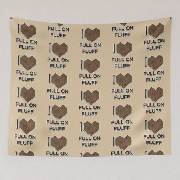 Item preview, I Love Full On Fluff - Brown Bear Fur Print designed and sold by NoMatterLab.