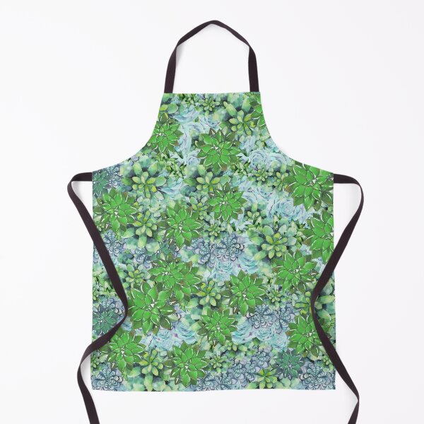 Item preview, succulent plants green watercolor cactus aloe designed and sold by Collagedream.