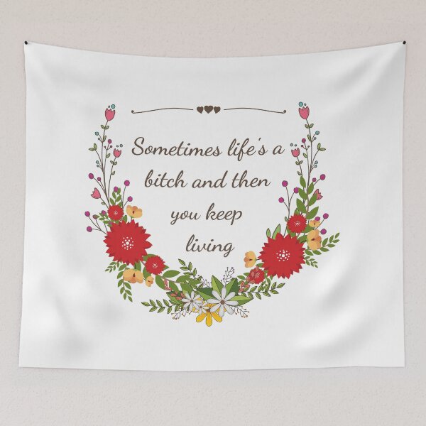 Item preview, Sometimes Life is a Bitch designed and sold by Vaishnavi Deo.